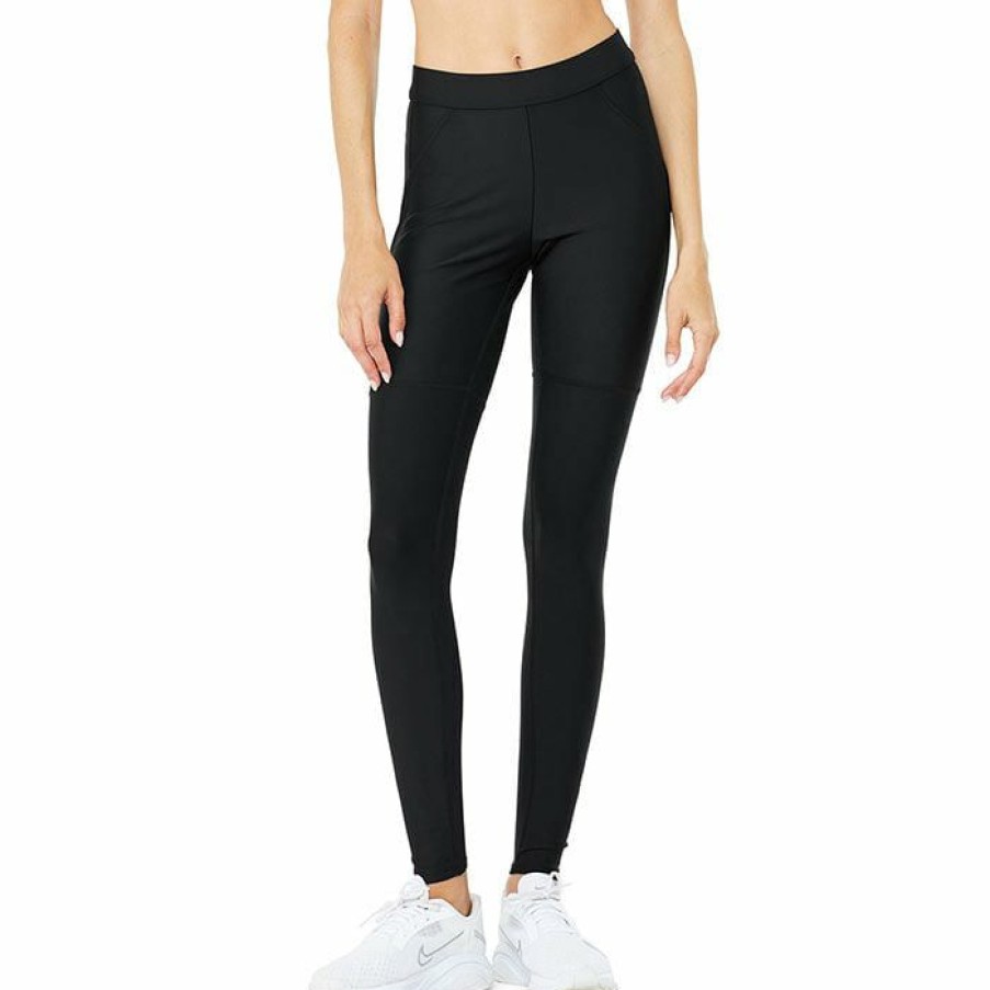 Tights & Leggings * | Buy Alo Women'S High Waist 4-Pocket Utility Legging Black