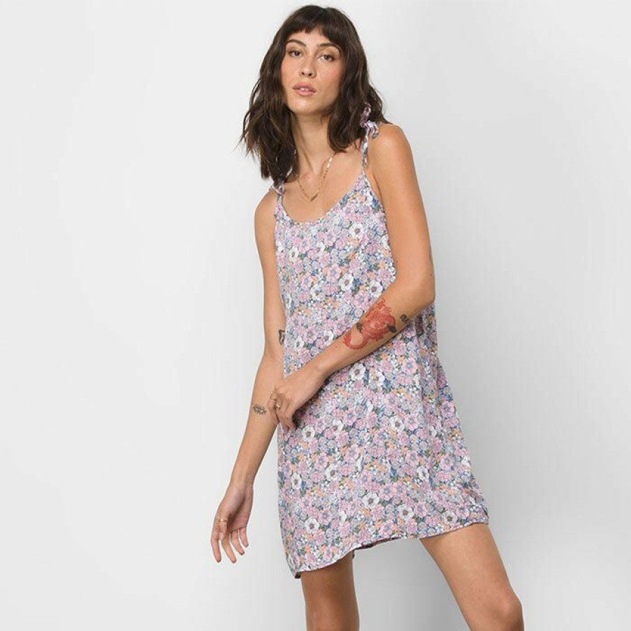 Dresses & Jumpsuits * | Best Deal Vans Women'S Retro Floral Dress Pink