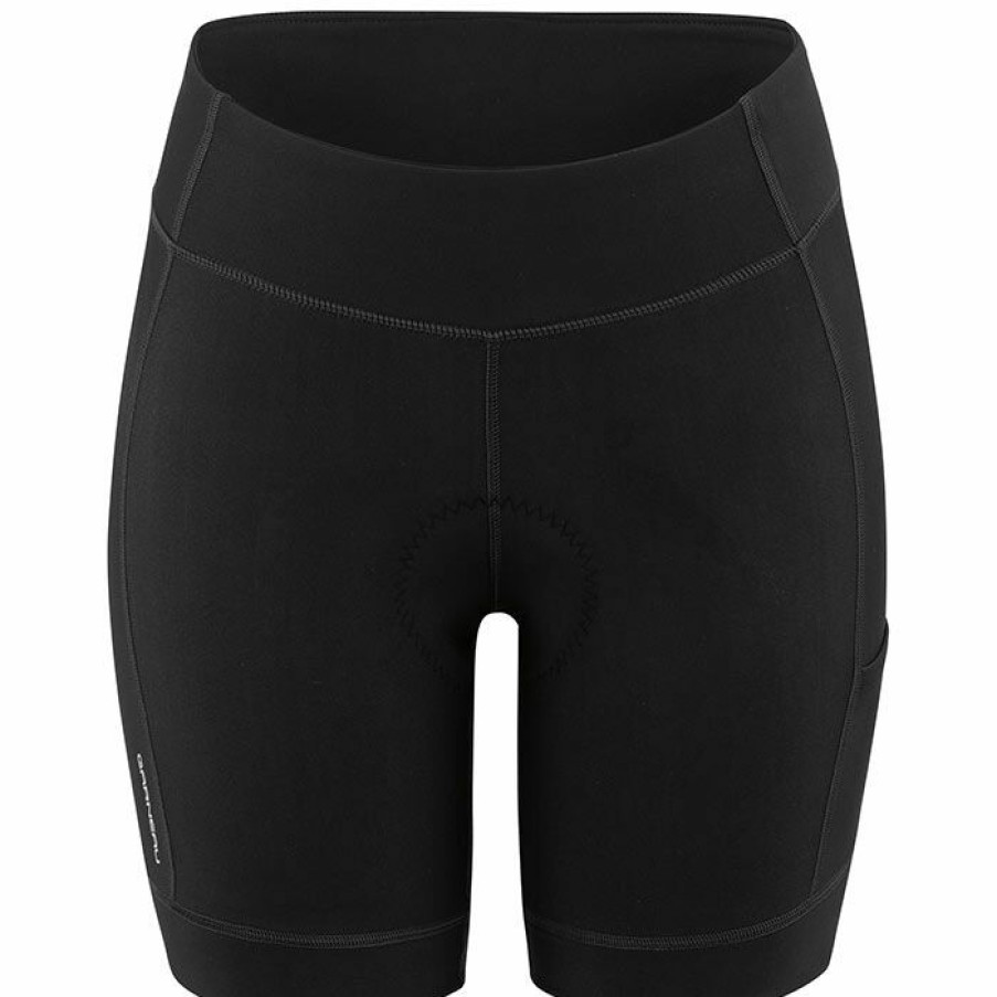 Shorts * | Wholesale Garneau Women'S Fit Sensor 2 Cycling Short Black