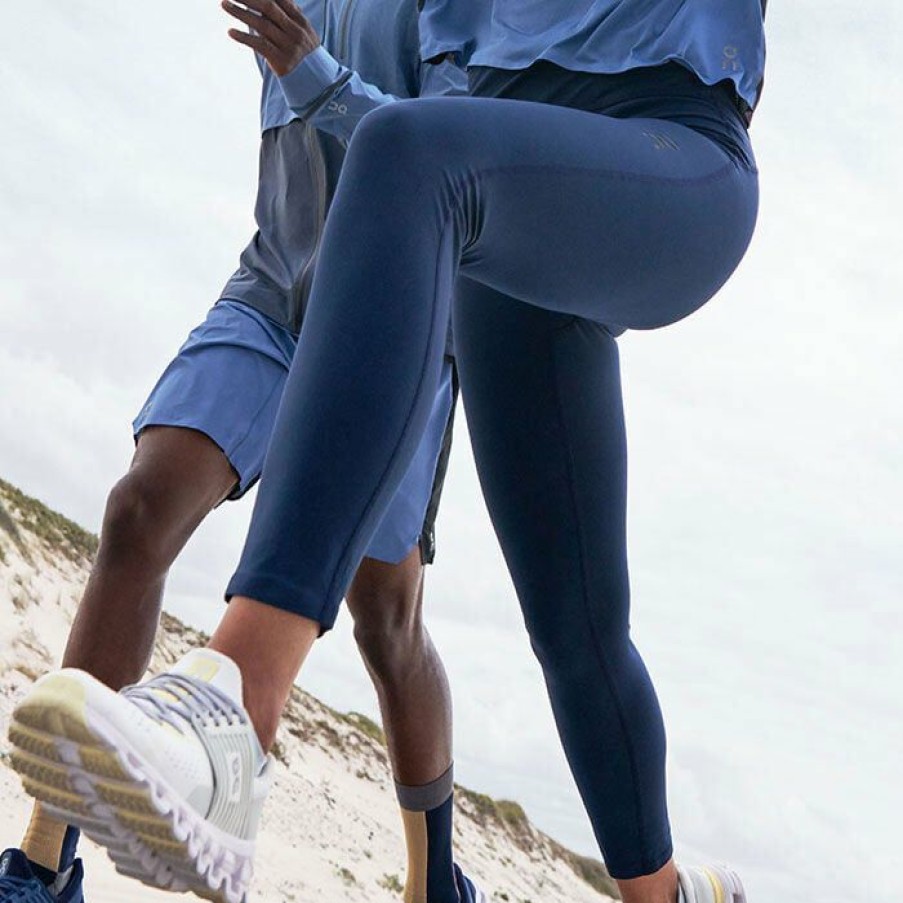 Tights & Leggings * | Best Reviews Of On Women'S Running 7/8 Tight Navy