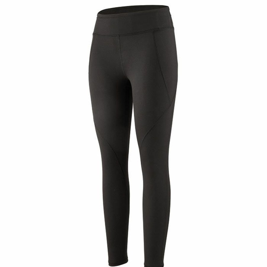 Tights & Leggings * | Cheapest Patagonia Women'S Centered Crop Tight Black