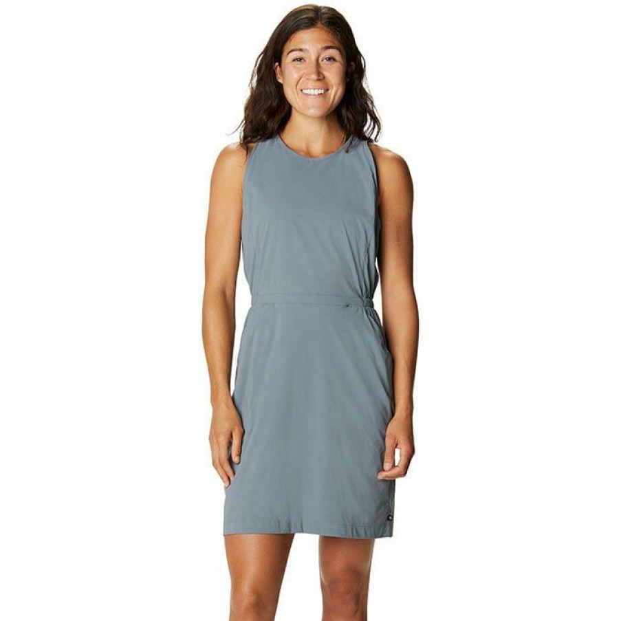 Dresses & Jumpsuits * | Best Pirce Mountain Hardwear Women'S Dynama /2 Tank Dress Grey