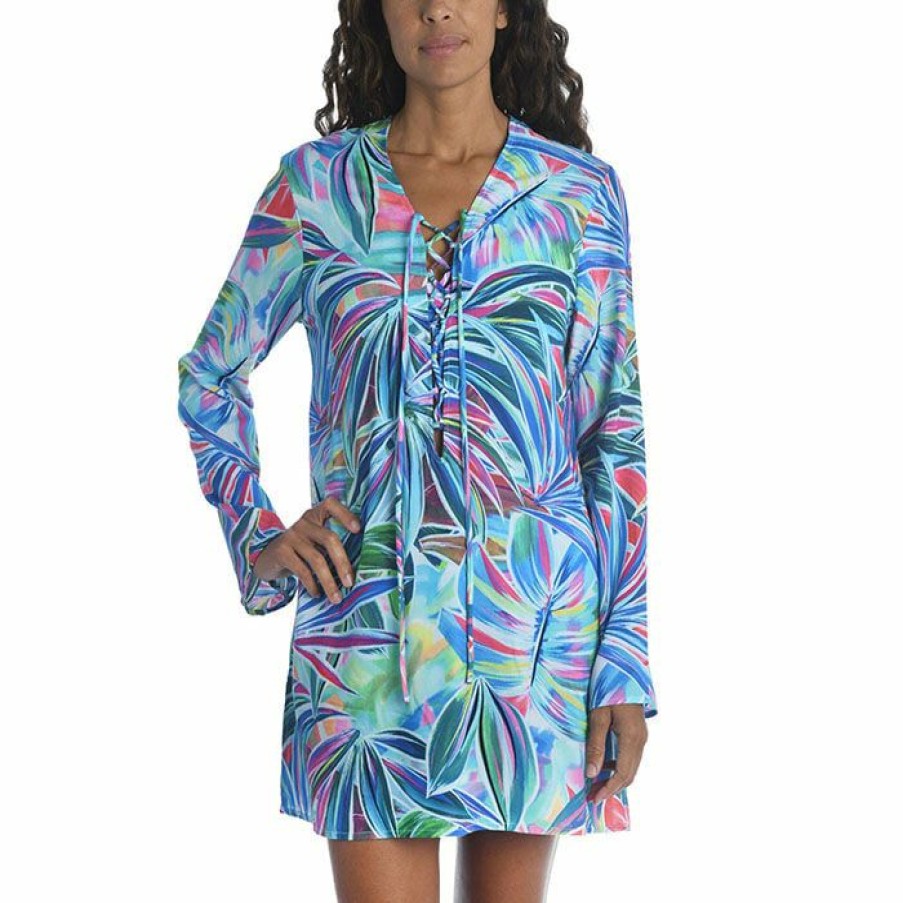 Dresses & Jumpsuits * | Wholesale La Blanca Women'S Palm Opulence V-Neck Tunic Multi