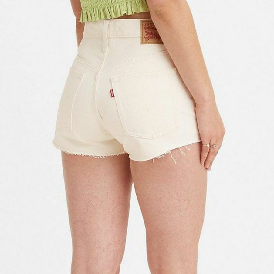 Shorts * | Best Deal Levi'S Women'S 501 Original High Rise Short Snow White