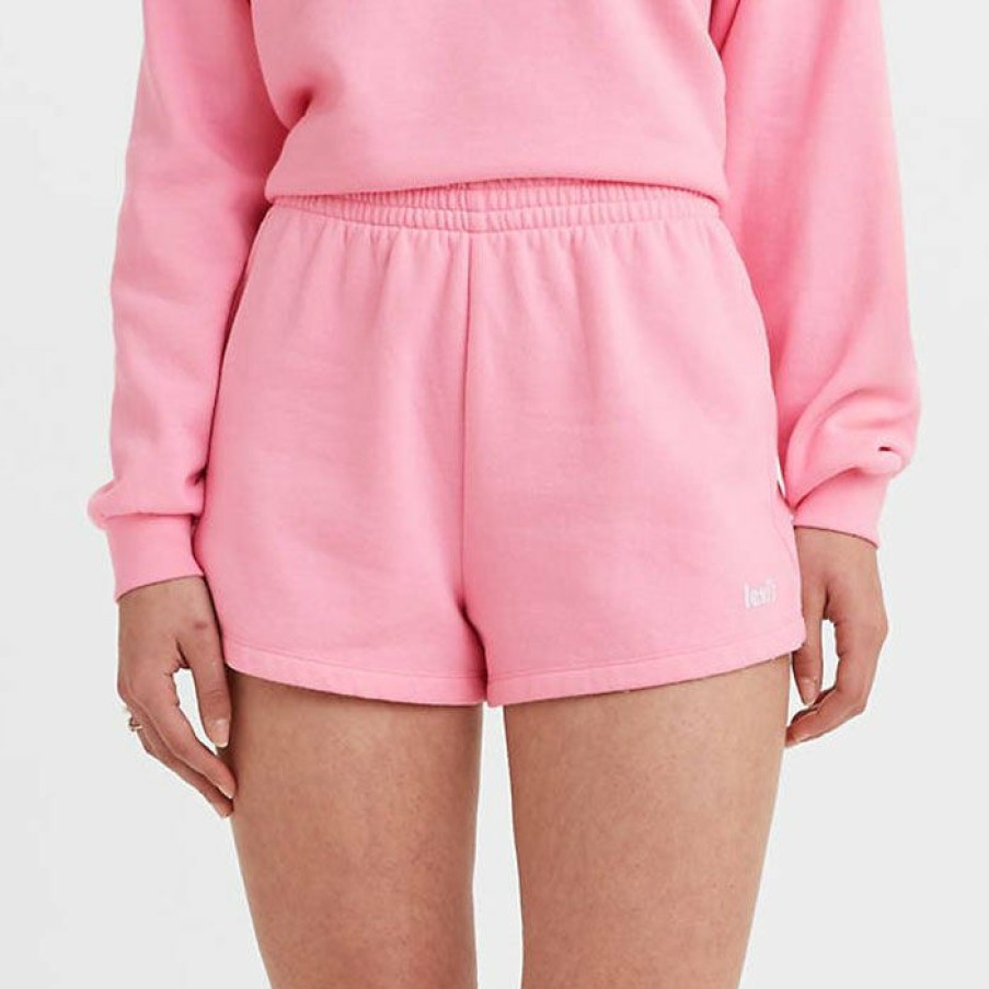 Shorts * | Top 10 Levi'S Women'S Laundry Day Sweat Short Pink