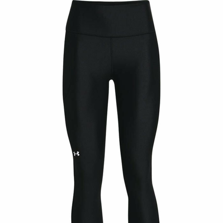 Tights & Leggings * | Top 10 Under Armour Women'S Heatgear Armour High Rise Capri Tight Black