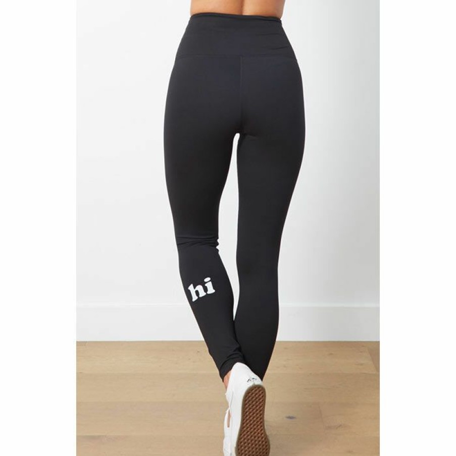 Tights & Leggings * | Buy Good Hyouman Women'S Hi Jaelynn Legging Black