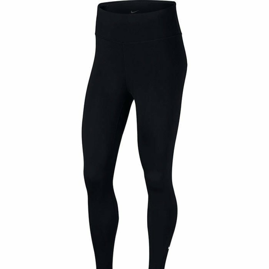 Tights & Leggings * | Outlet Nike Women'S One Mid Rise 7/8 Tight Black