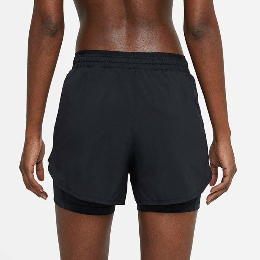 Shorts * | Cheapest Nike Women'S Tempo Luxe 2-In-1 Short Black