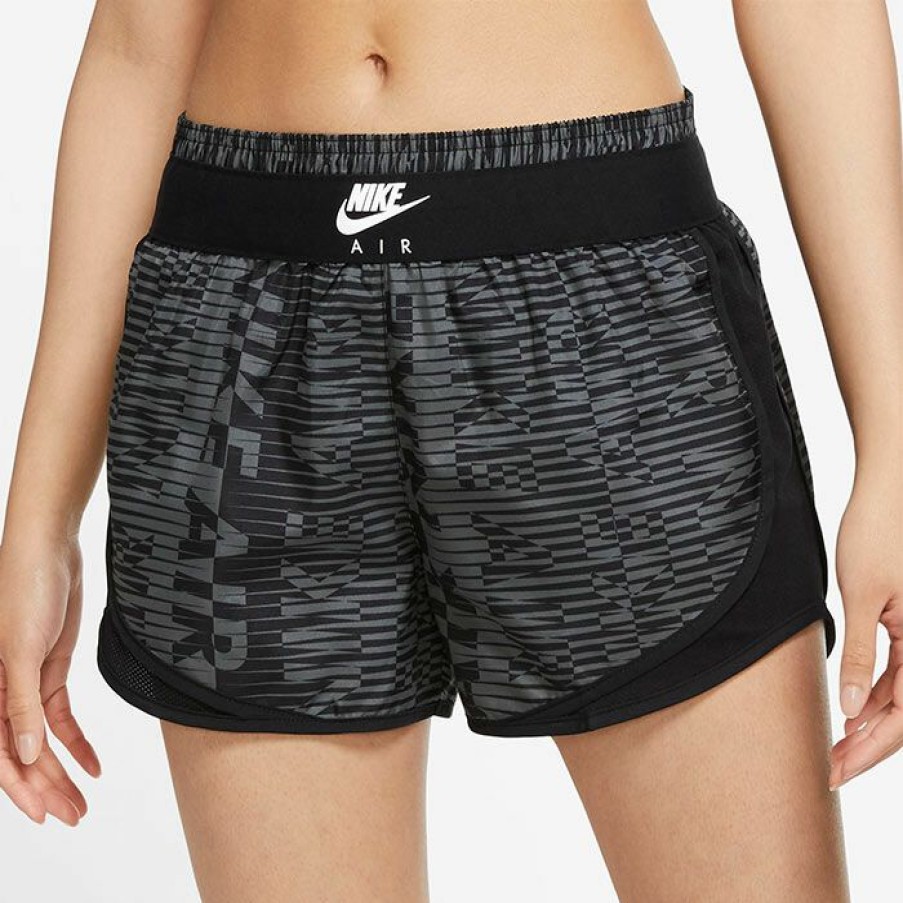 Shorts * | Buy Nike Women'S Air Tempo Printed Short Charcoal