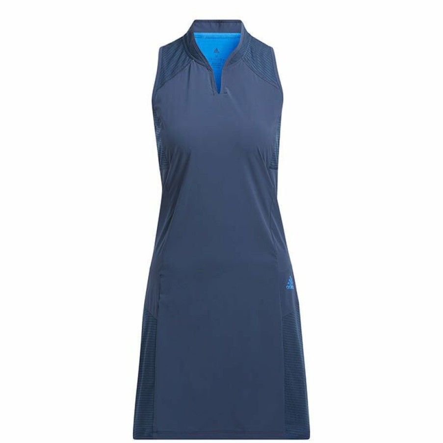 Dresses & Jumpsuits * | Best Sale Adidas Women'S Sport Heat.Rdy Sleeveless Dress Navy