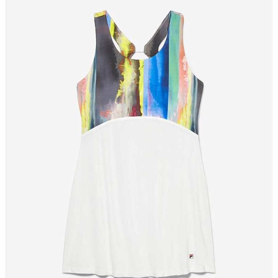 Dresses & Jumpsuits * | Coupon Fila Women'S Centre Court Galaxy Printed Dress