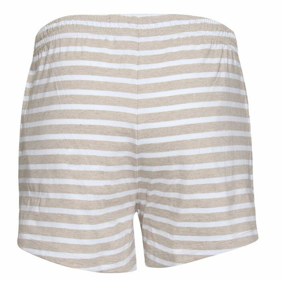 Shorts * | Discount Oak & Ivy Women'S Pull-On Striped Short