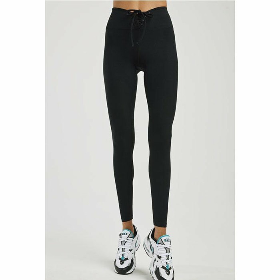 Tights & Leggings * | Flash Sale Year Of Ours Women'S Ribbed Football Legging Black