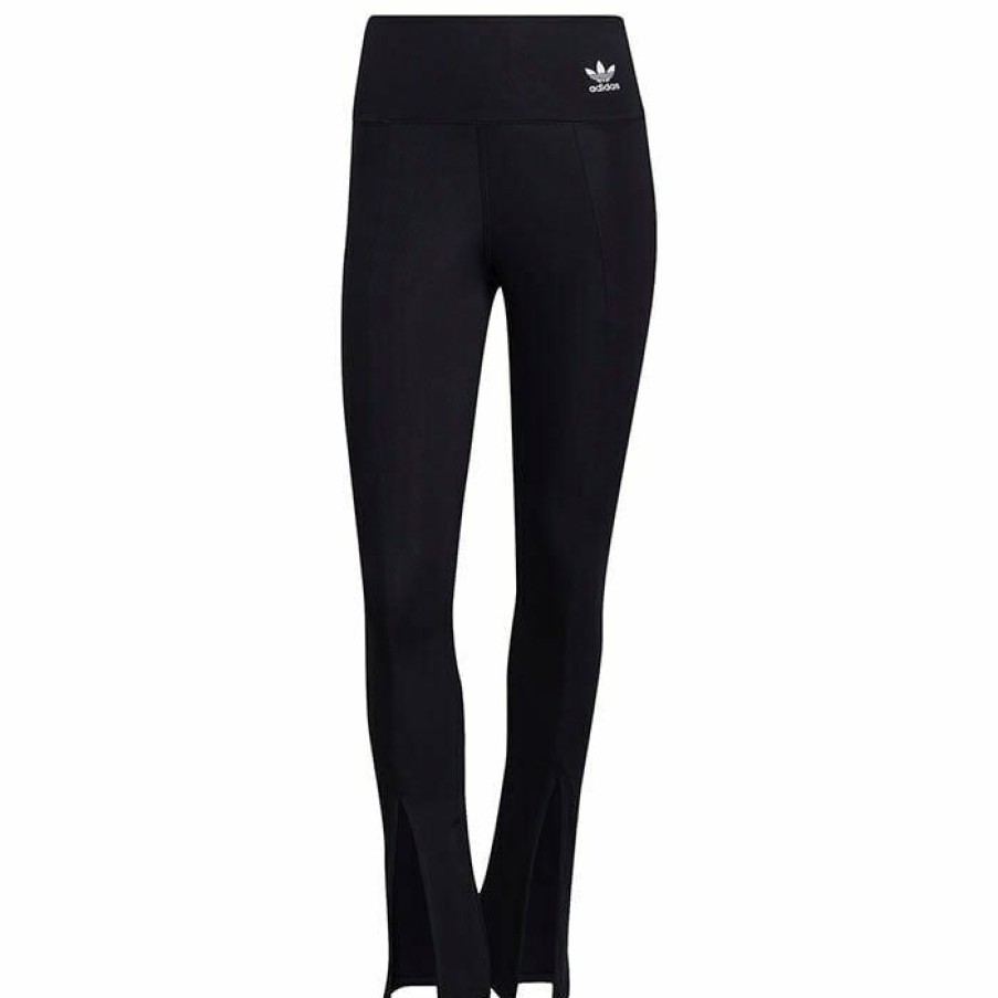 Tights & Leggings * | New Adidas Originals Women'S Adicolor Classics Sst Open Hem Tight Black