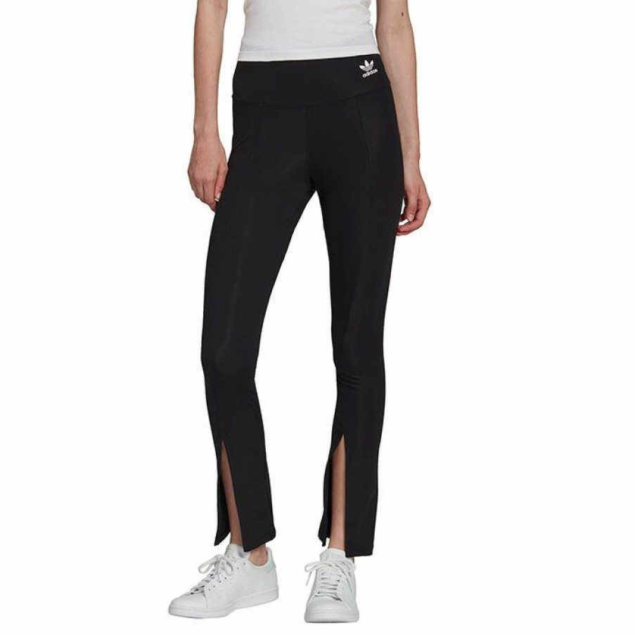 Tights & Leggings * | New Adidas Originals Women'S Adicolor Classics Sst Open Hem Tight Black