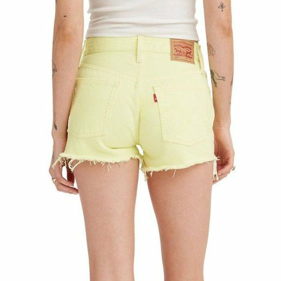 Shorts * | Deals Levi'S Women'S 501 Original High Rise Short Bright Green