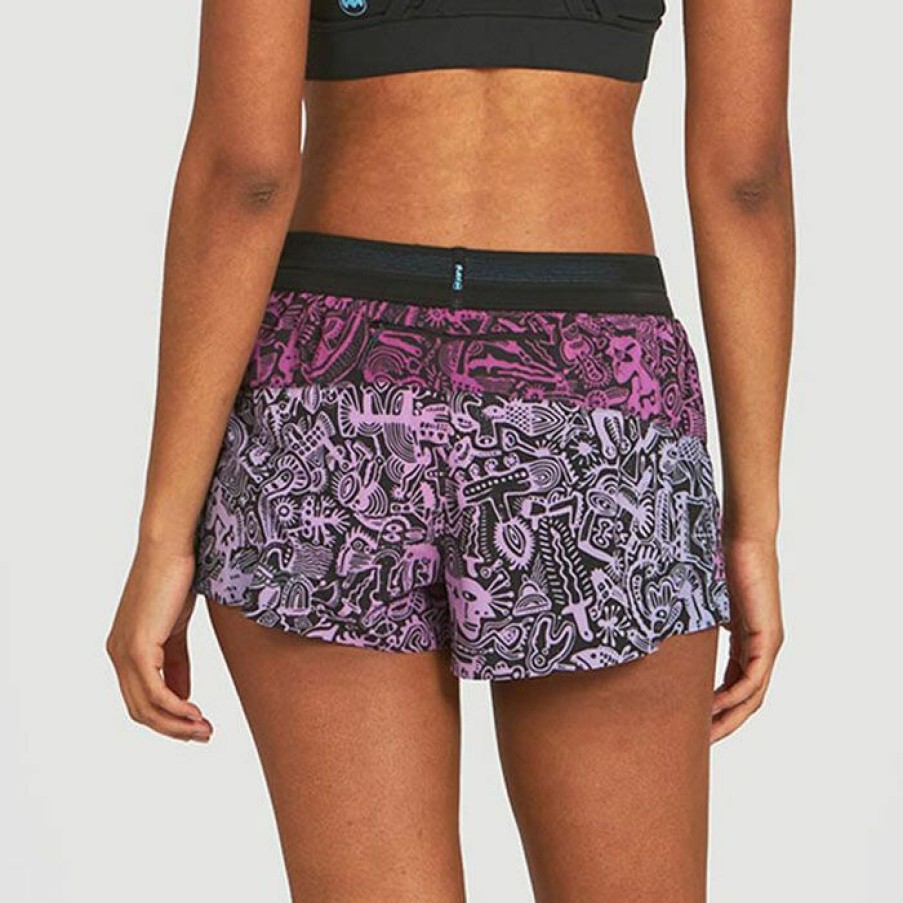 Shorts * | Outlet Janji Women'S 3 Afo Middle Short Purple