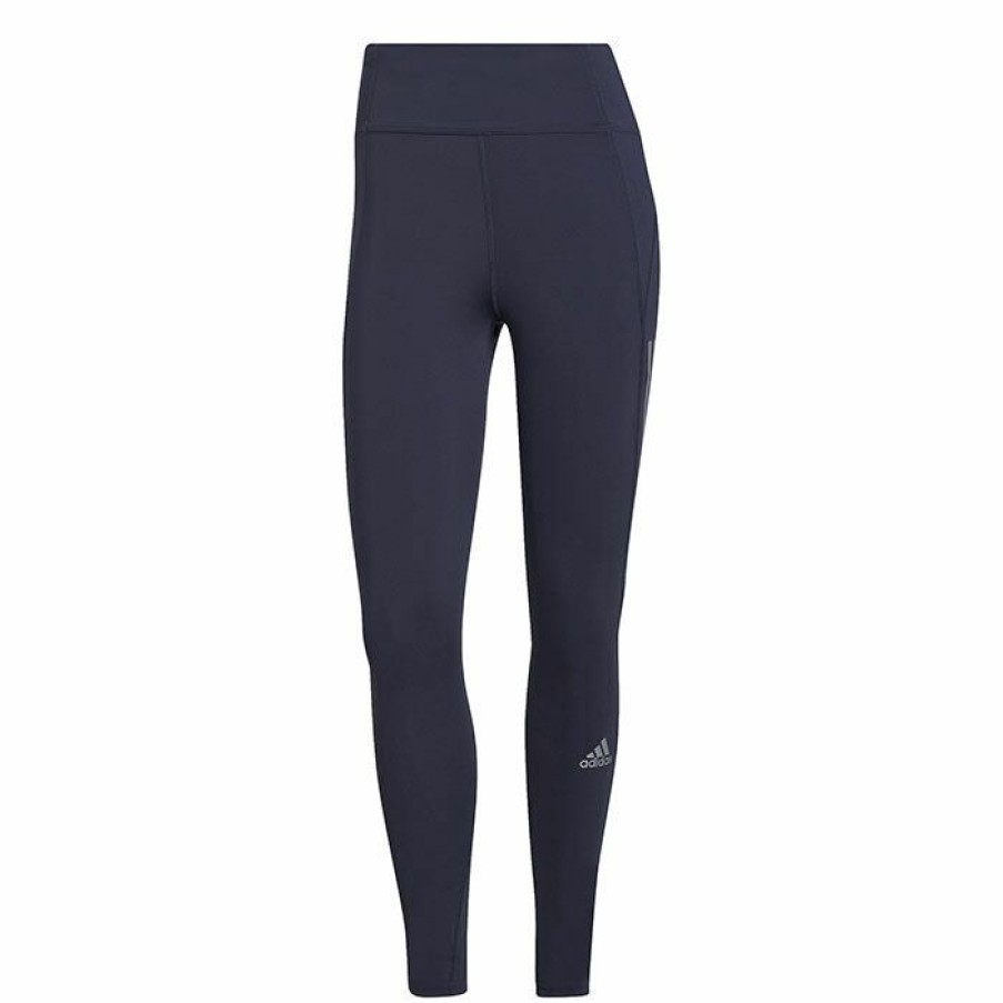 Tights & Leggings * | Flash Sale Adidas Women'S Own The Run 7/8 Legging Navy