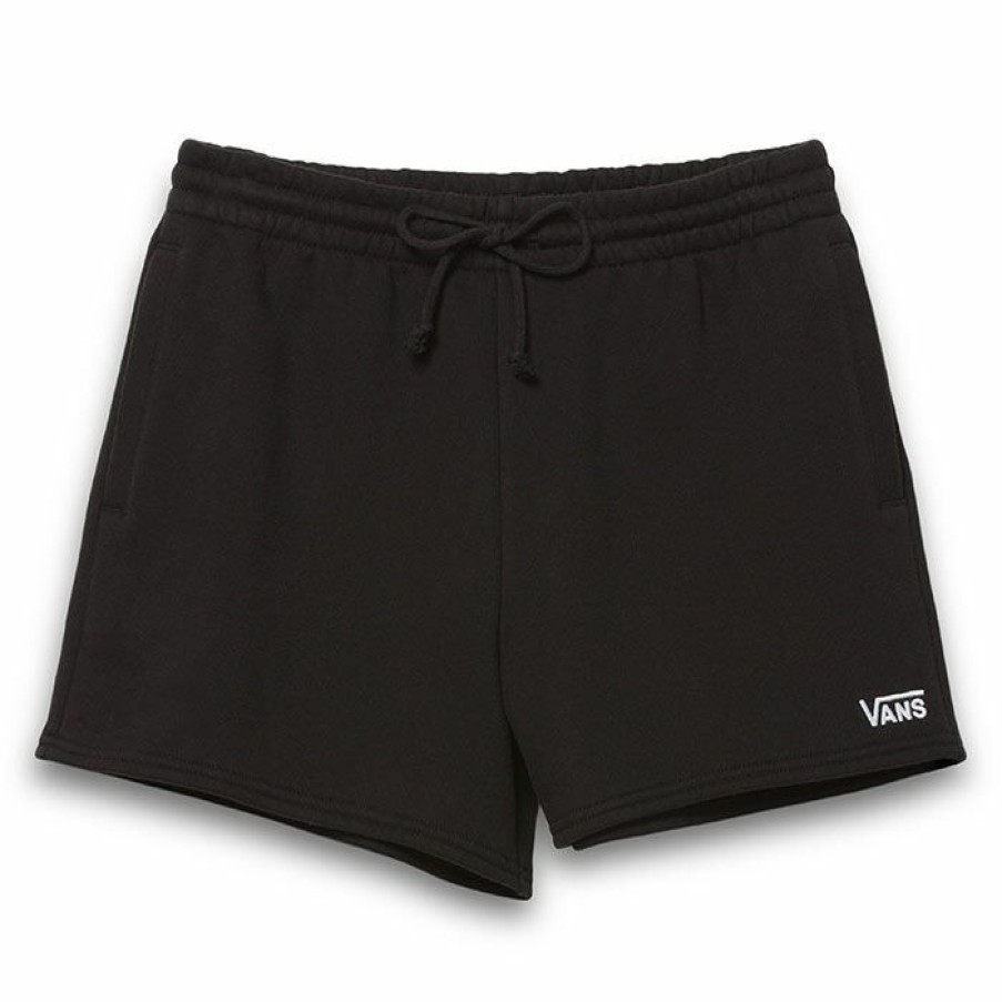 Shorts * | Buy Vans Women'S Comfycush Fleece Short Black