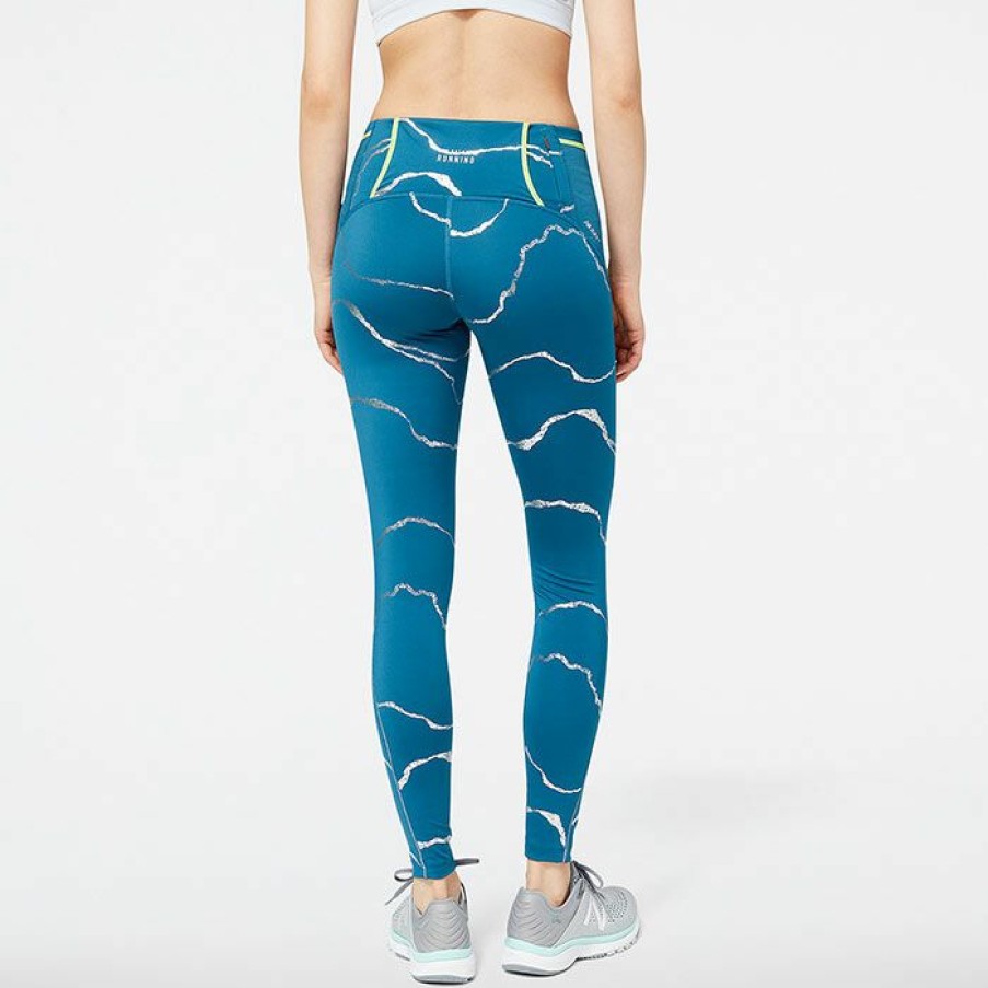 Tights & Leggings * | Cheapest New Balance Women'S Printed Impact Run Tight