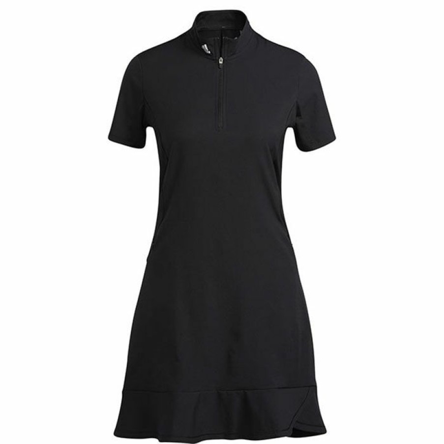 Dresses & Jumpsuits * | Best Reviews Of Adidas Women'S Frill Dress Black