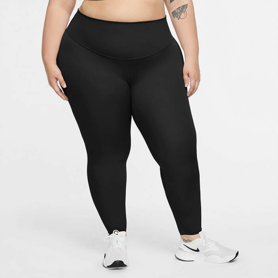 Tights & Leggings * | Buy Nike Women'S One Luxe Mid Rise 7/8 Legging (Plus Fit) Black