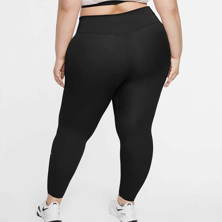 Tights & Leggings * | Buy Nike Women'S One Luxe Mid Rise 7/8 Legging (Plus Fit) Black