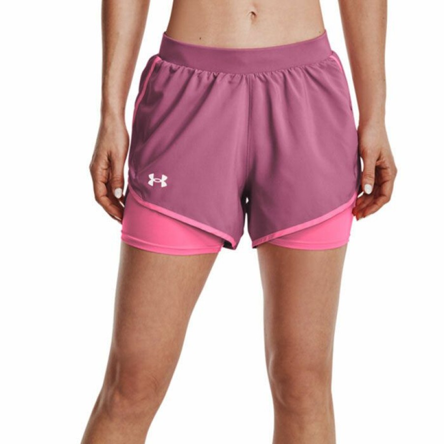 Shorts * | Discount Under Armour Women'S Fly By 2.0 2-In-1 Short