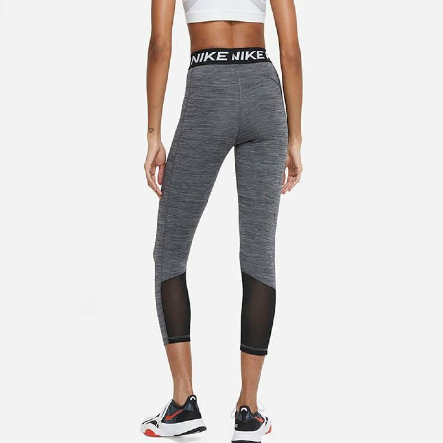 Tights & Leggings * | Deals Nike Women'S Pro 365 Cropped Legging Dark Heather Grey