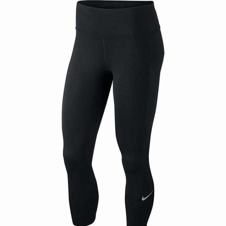 Tights & Leggings * | Promo Nike Women'S Epic Luxe Crop Tight Black