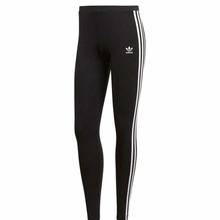 Tights & Leggings * | Outlet Adidas Originals Women'S 3-Stripes Legging Black