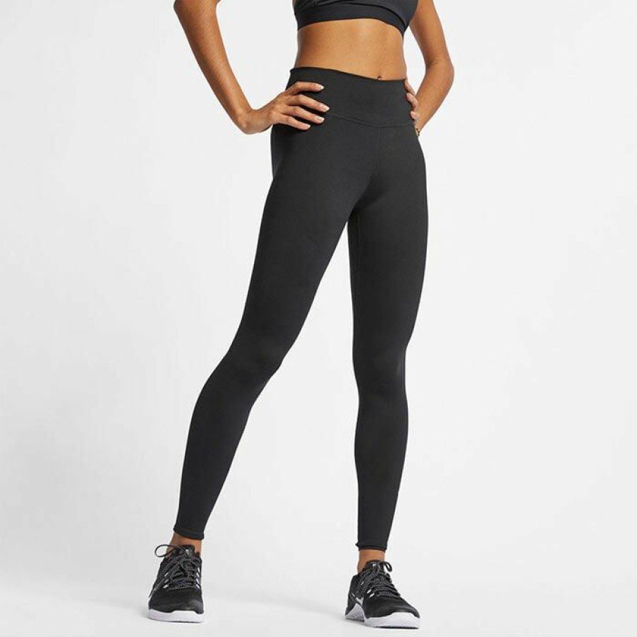 Tights & Leggings * | Best Pirce Nike Women'S One Luxe Mid Rise Legging Black