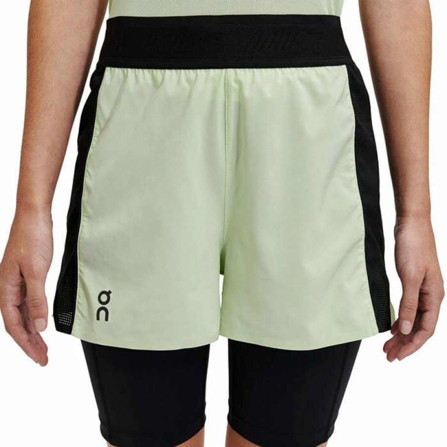 Shorts * | Top 10 On Women'S Active 2-In-1 Short Light Green