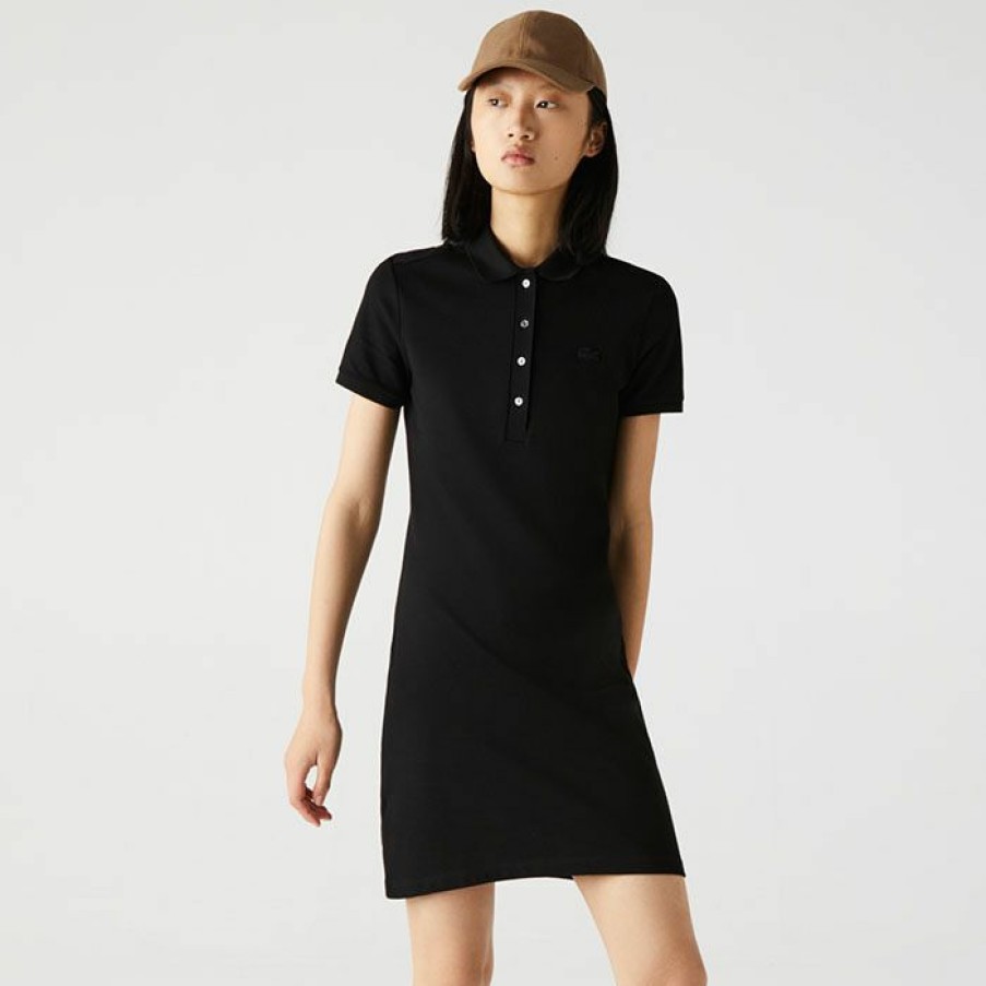 Dresses & Jumpsuits * | Best Pirce Lacoste Women'S Stretch Pique Polo Dress