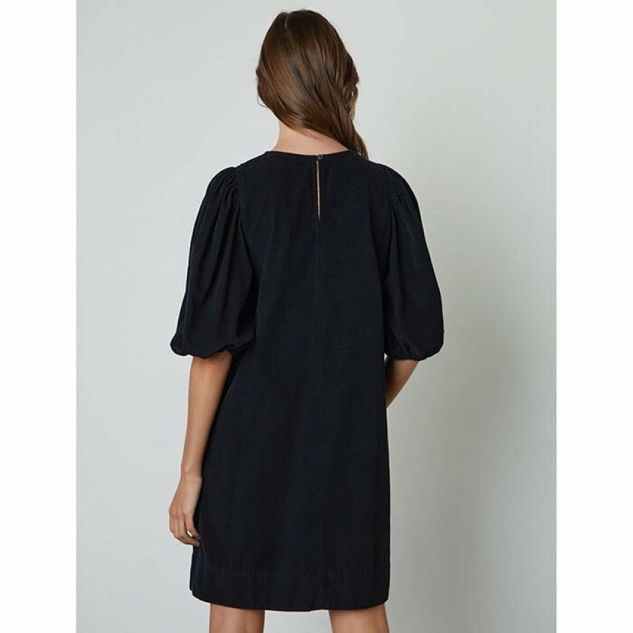 Dresses & Jumpsuits * | Best Deal Velvet Women'S Eliah Corduroy Dress Black