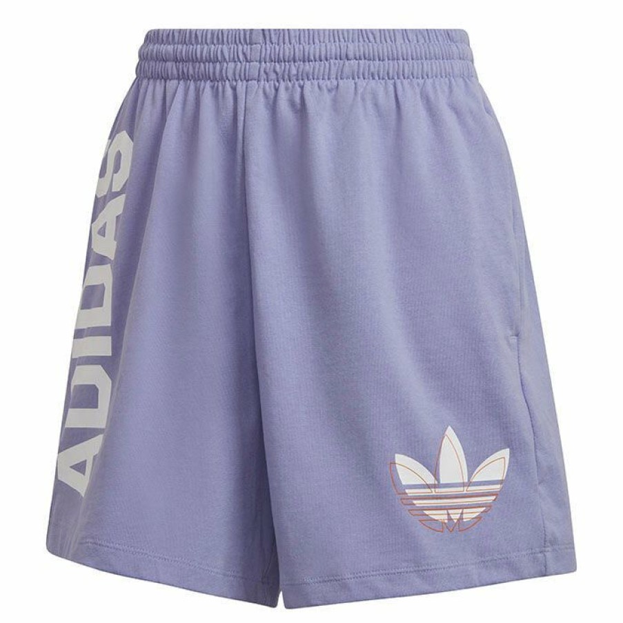 Shorts * | Flash Sale Adidas Originals Women'S Streetball Short Lavender