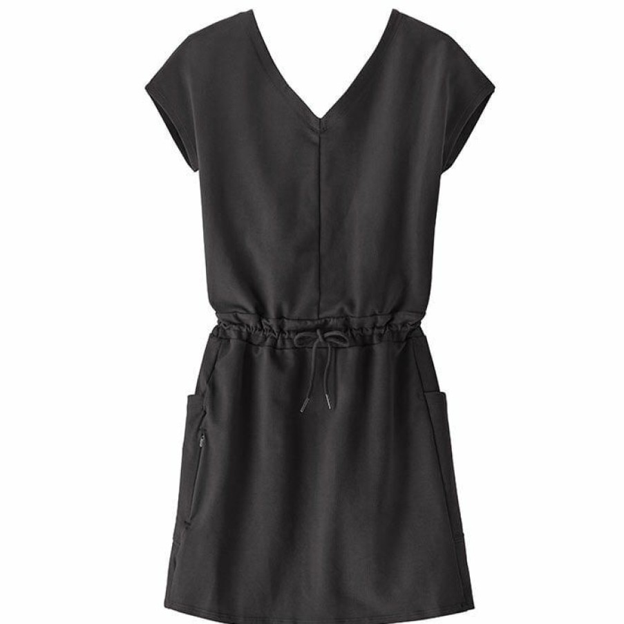 Dresses & Jumpsuits * | Coupon Patagonia Women'S Organic Cotton Roaming Dress Black