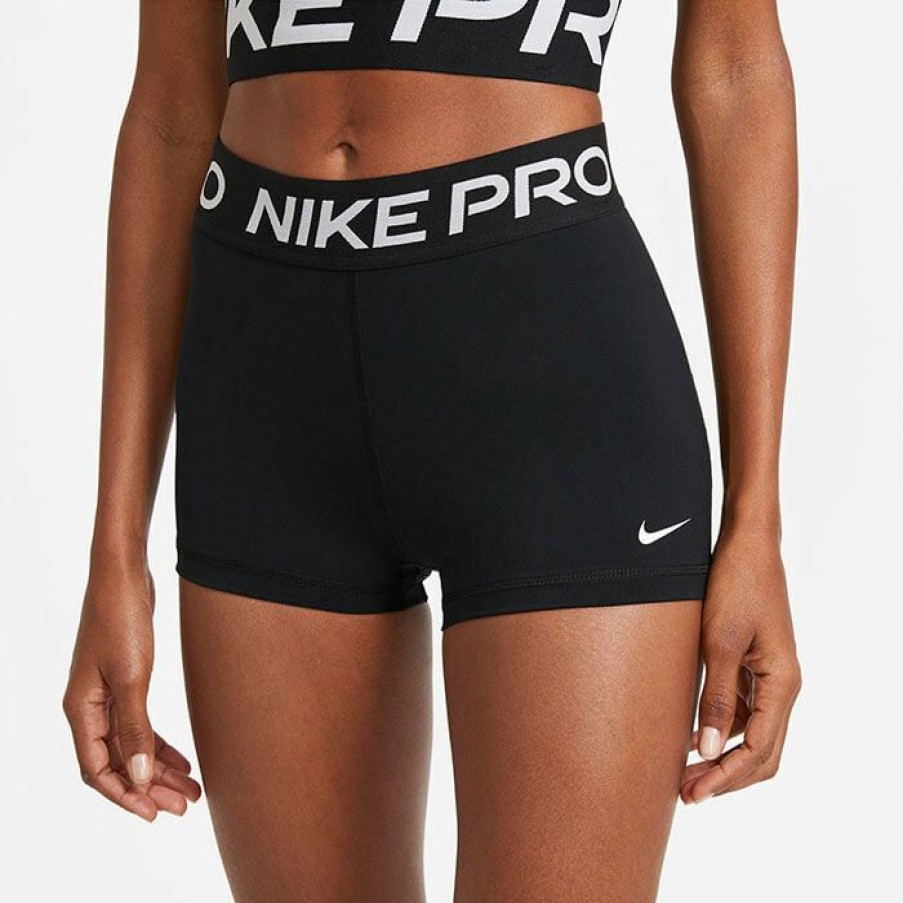 Shorts * | Best Pirce Nike Women'S Pro 3 Short Black