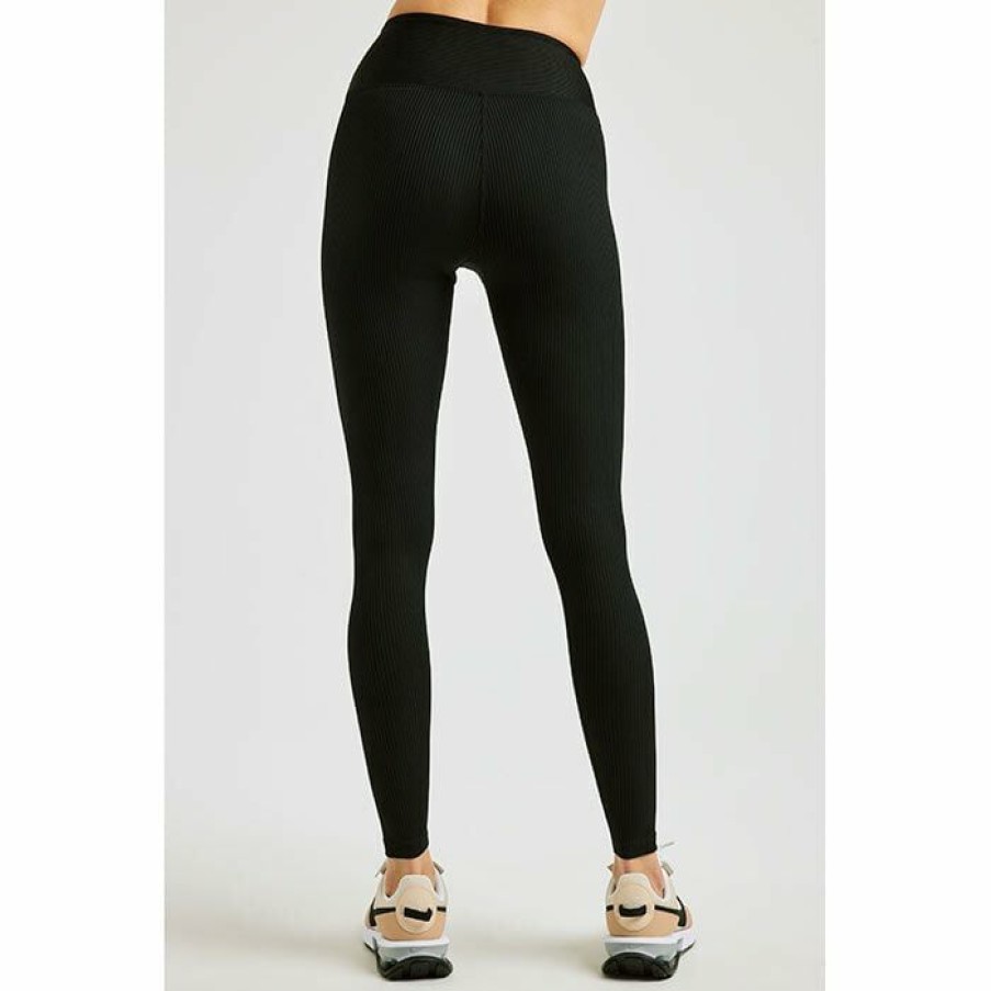 Tights & Leggings * | Best Reviews Of Year Of Ours Women'S Ribbed High High Legging Black