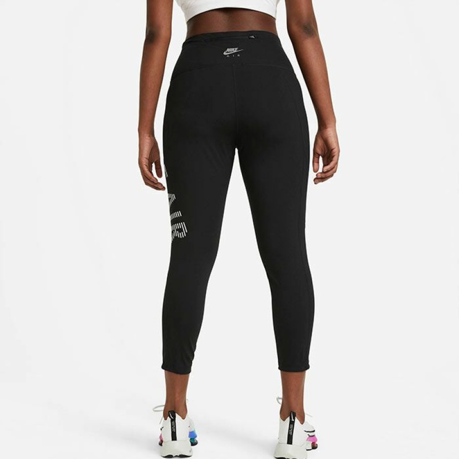 Tights & Leggings * | Cheapest Nike Women'S Air Epic Fast 7/8 Tight Black