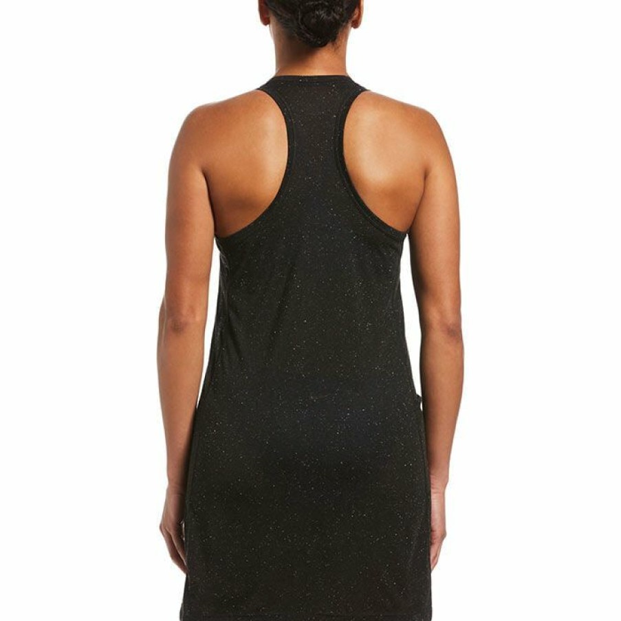 Dresses & Jumpsuits * | New Nike Women'S Confetti Cover-Up Racerback Dress Black