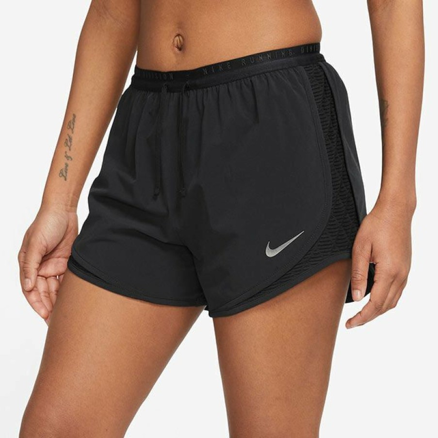 Shorts * | New Nike Women'S Dri-Fit Run Division Tempo Luxe Short Black