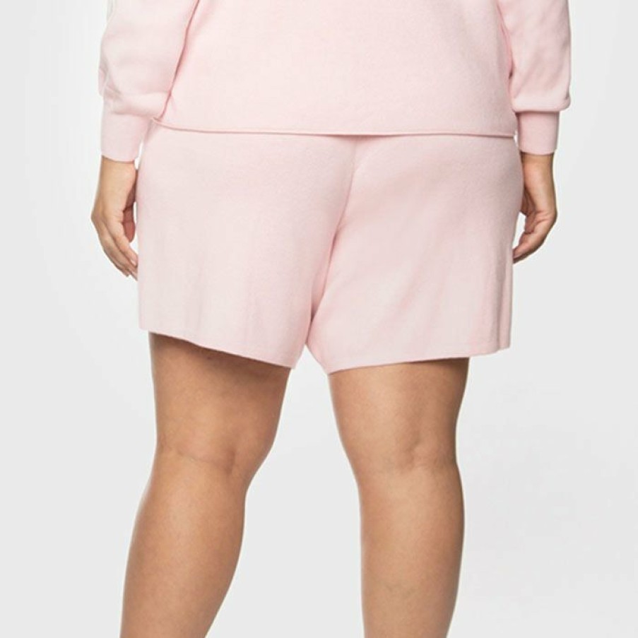 Shorts * | Cheap Dex Women'S Lounge Short (Plus Size) Pink