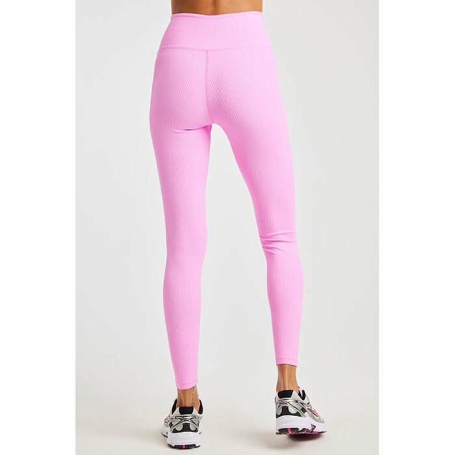 Tights & Leggings * | Best Sale Year Of Ours Women'S Ribbed Veronica Legging Pink