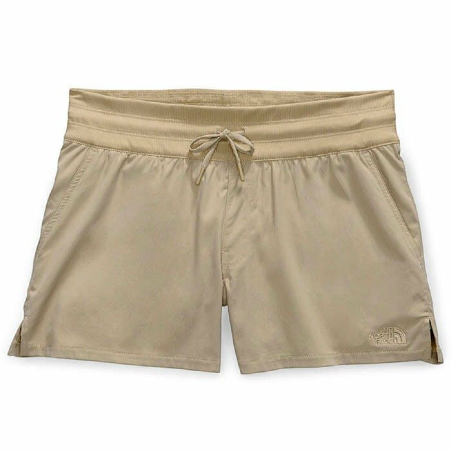 Shorts * | Top 10 The North Face Women'S Aphrodite Motion Short Twill Beige