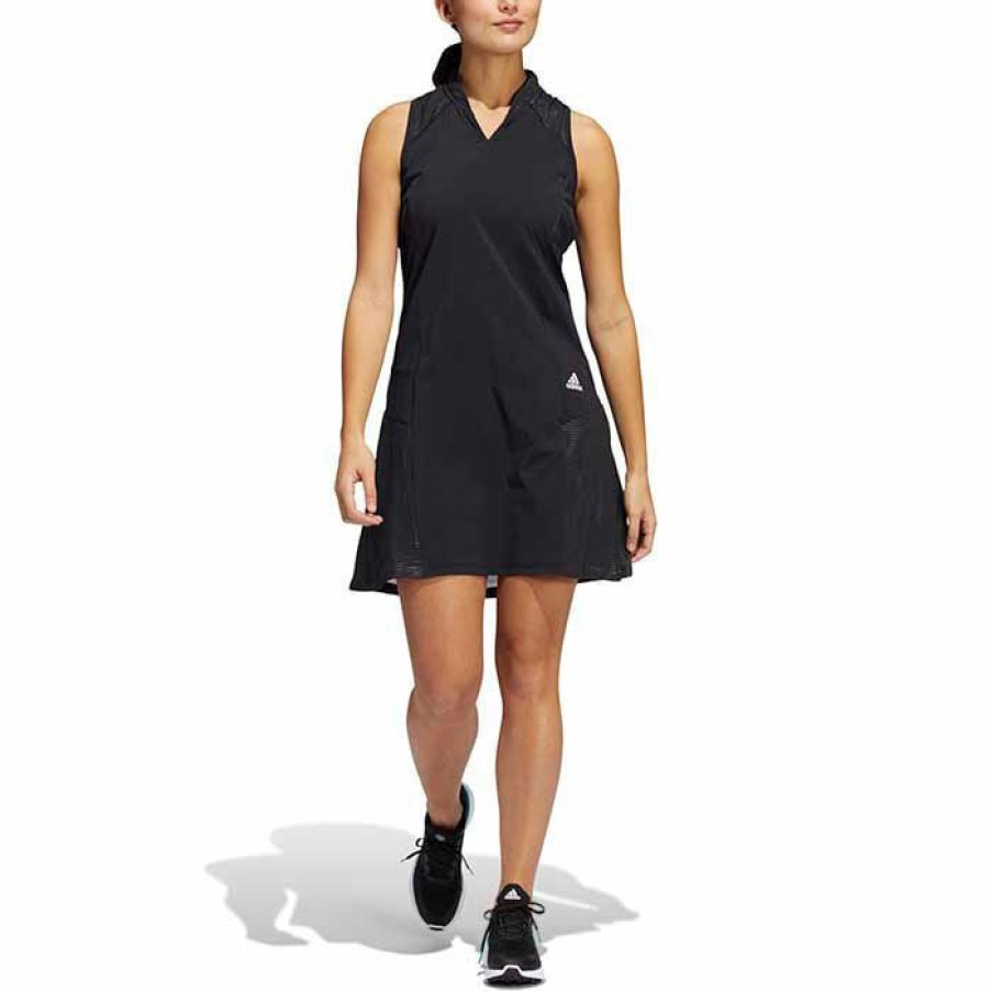 Dresses & Jumpsuits * | Flash Sale Adidas Women'S Sport Heat.Rdy Sleeveless Dress Black