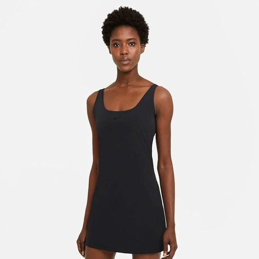 Dresses & Jumpsuits * | Promo Nike Women'S Bliss Luxe Dress Black