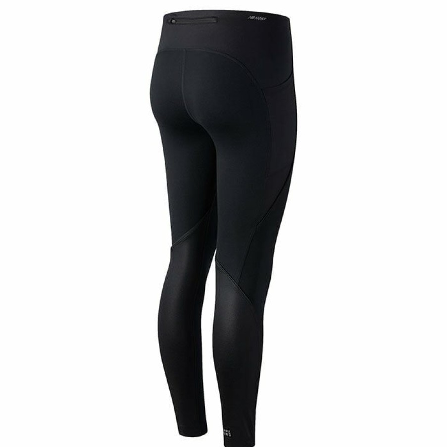 Tights & Leggings * | Deals New Balance Women'S Impact Heat Tight Black