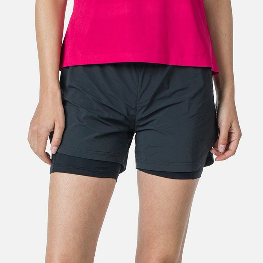 Shorts * | Best Pirce Rossignol Women'S Trail Running Short Black